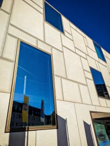 Vogelschutzfolie Verglasung Deutsches Museum Nürnberg