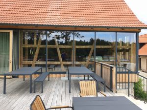 Vogelschutzfolie mit Punkten