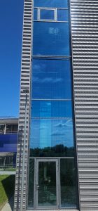 SEEN Elements an Treppenhausverglasung